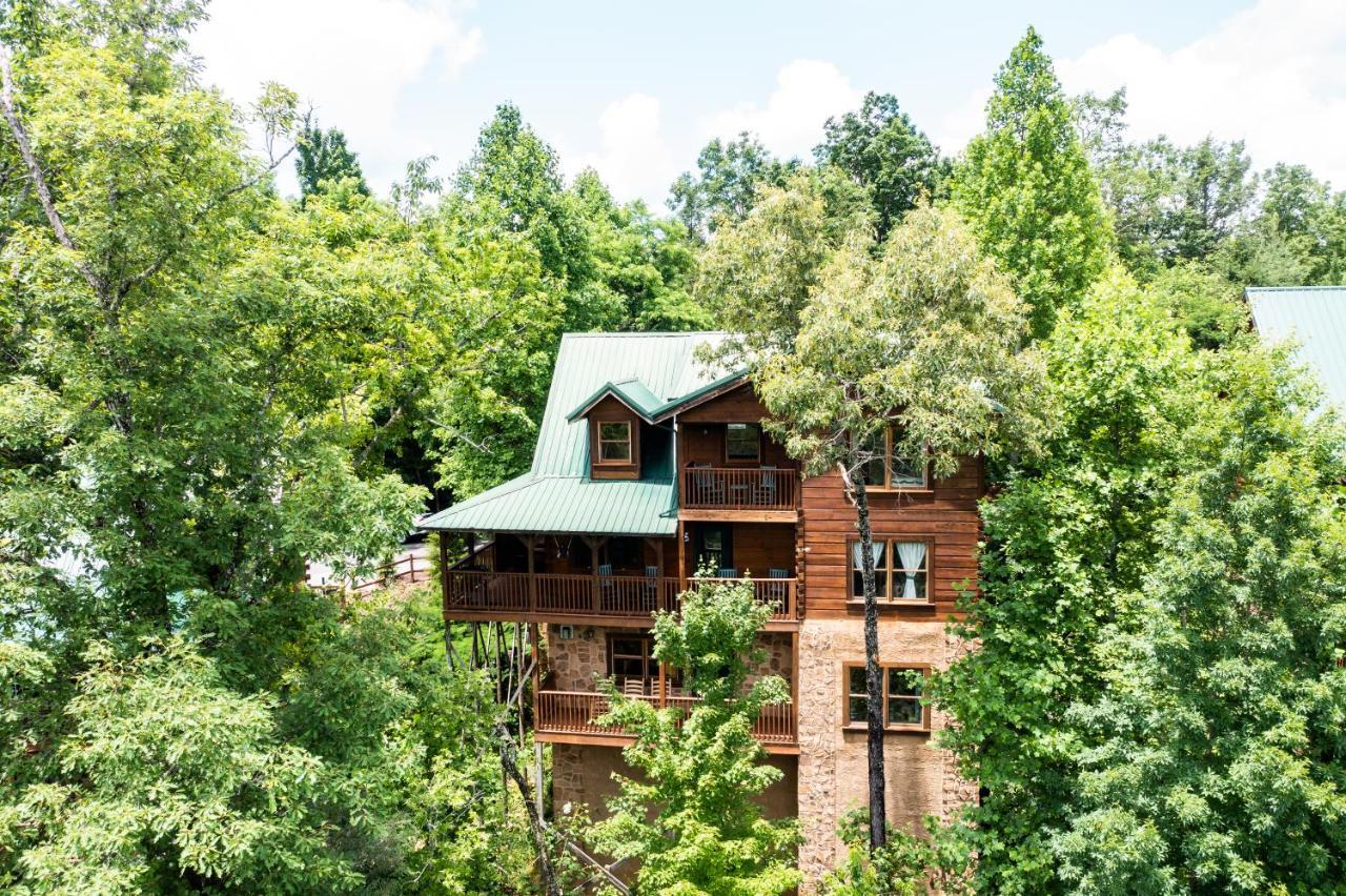 Mountain View 5 Bdrm Gatlinburg Cabin Near Downtown Arts Exterior photo