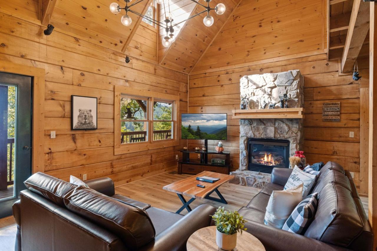 Mountain View 5 Bdrm Gatlinburg Cabin Near Downtown Arts Exterior photo
